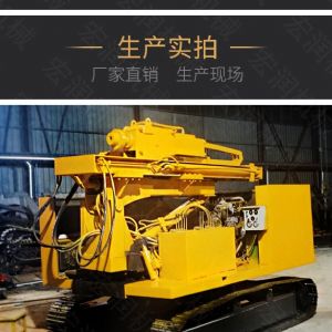 助力青海電網(wǎng)工程光伏打樁機，履帶打樁機