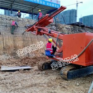 生產(chǎn)多功能液壓錨固鉆機，山體護坡鉆孔機