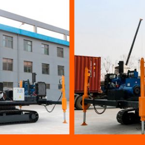 電動(dòng)款光伏打樁機(jī)